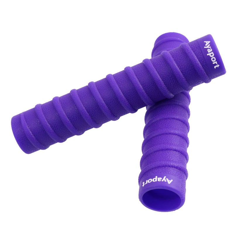 Ayaport Kayak Paddle Grips Non-Slip Silicone Wraps Blister Prevention Kayaking Accessories for Take-Apart Paddles (Purple) - Image 1